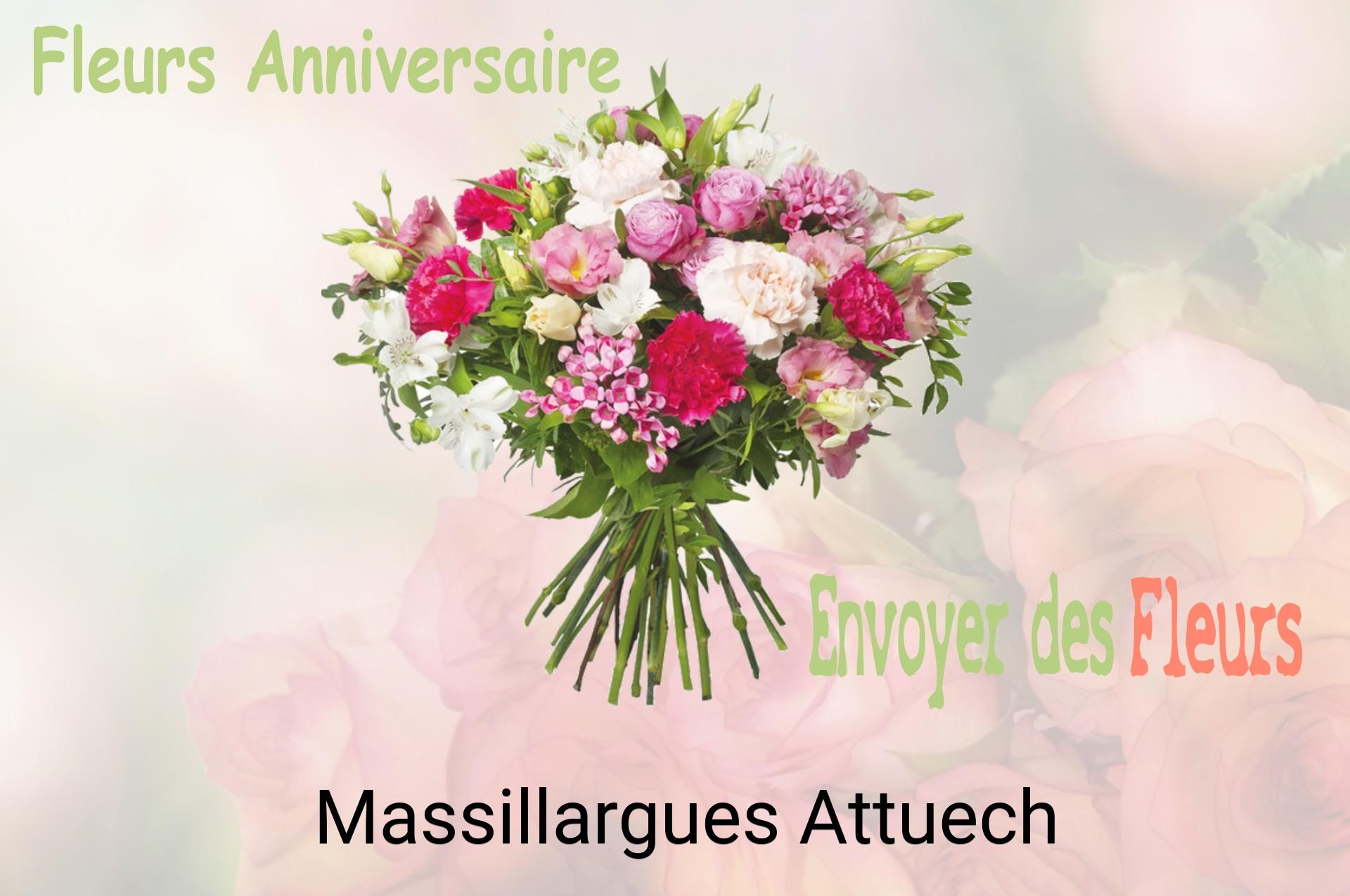 Bouquet de fleurs d’anniversaire livré à Massillargues-Attuech